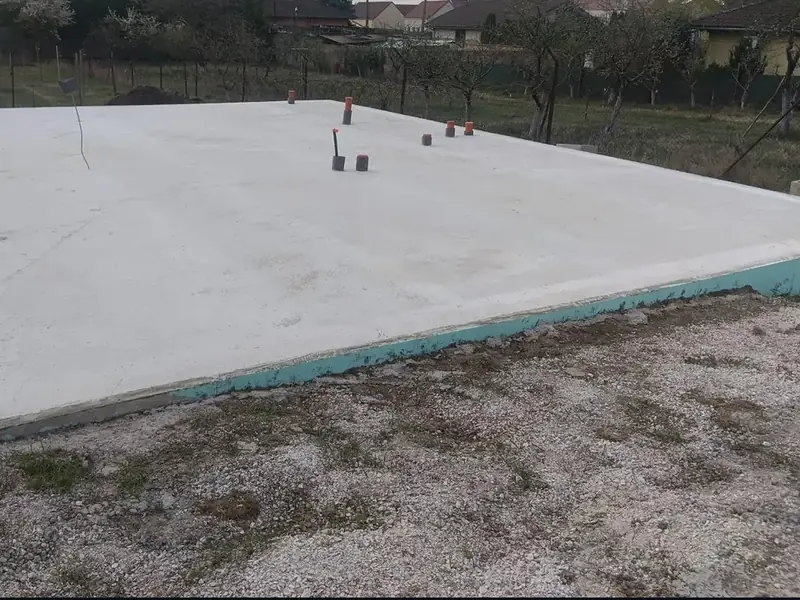 Základová doska rodinného domu